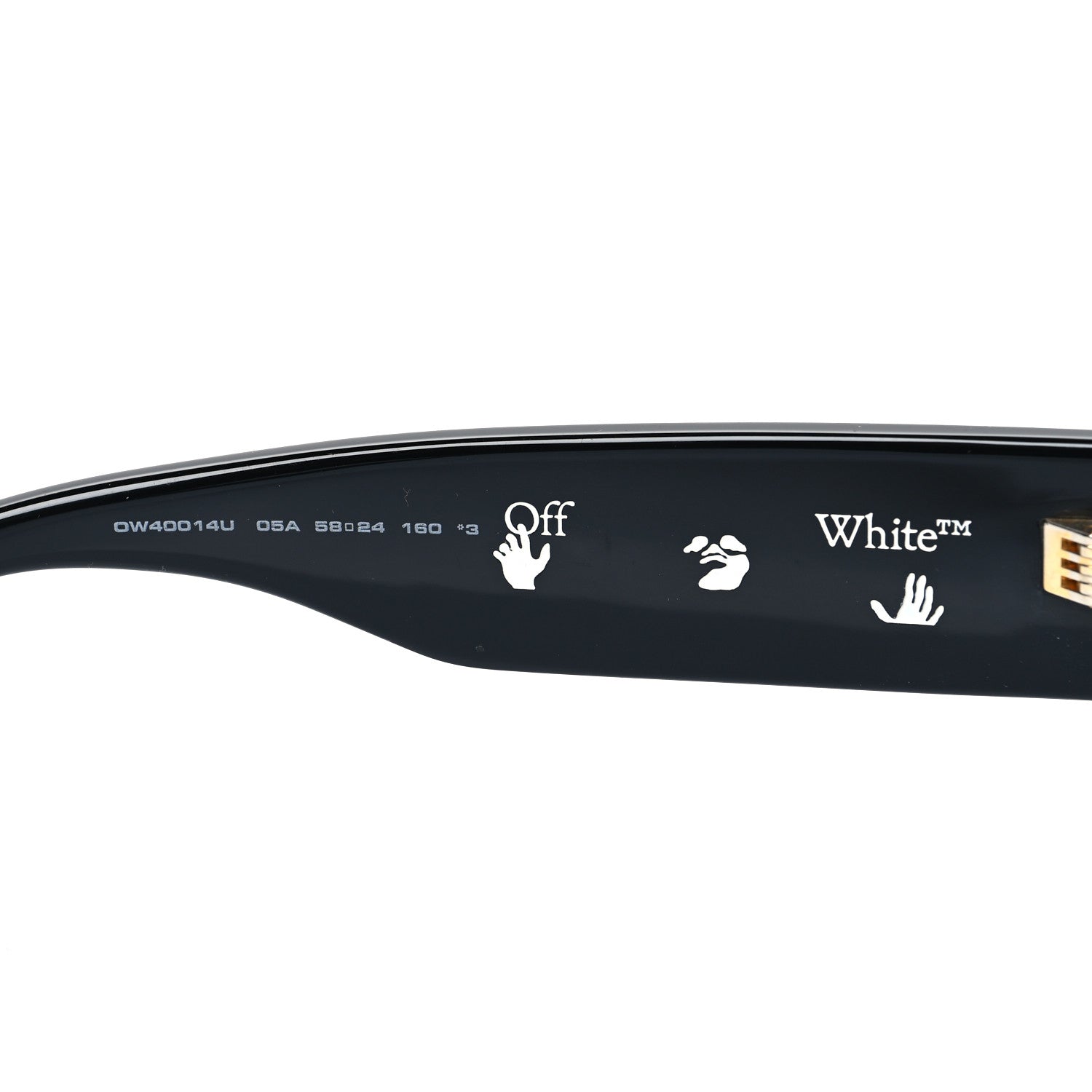 Off-White Acetate Square The Sun Sunglasses Black 6 of 7