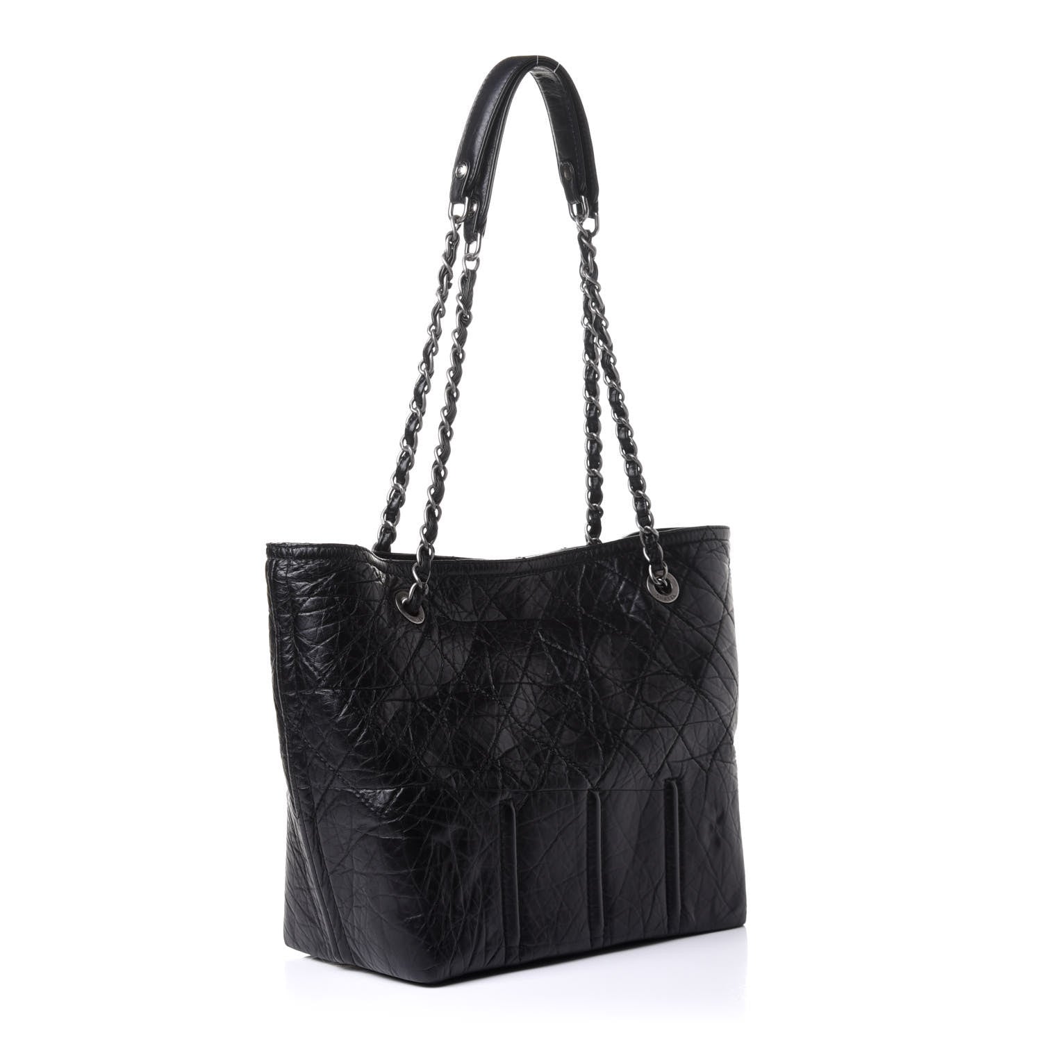 Chanel Calfskin Small Shopping In Moscow Tote Black 2 of 11
