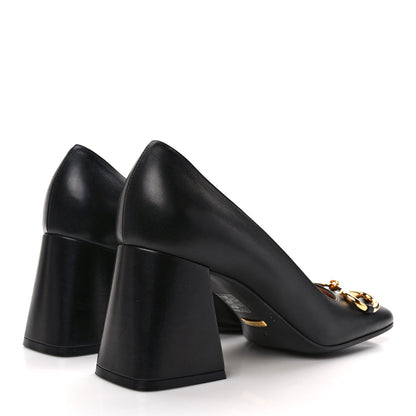 Gucci Malaga Kid Horsebit 75mm Pumps 40 Black 4 of 8