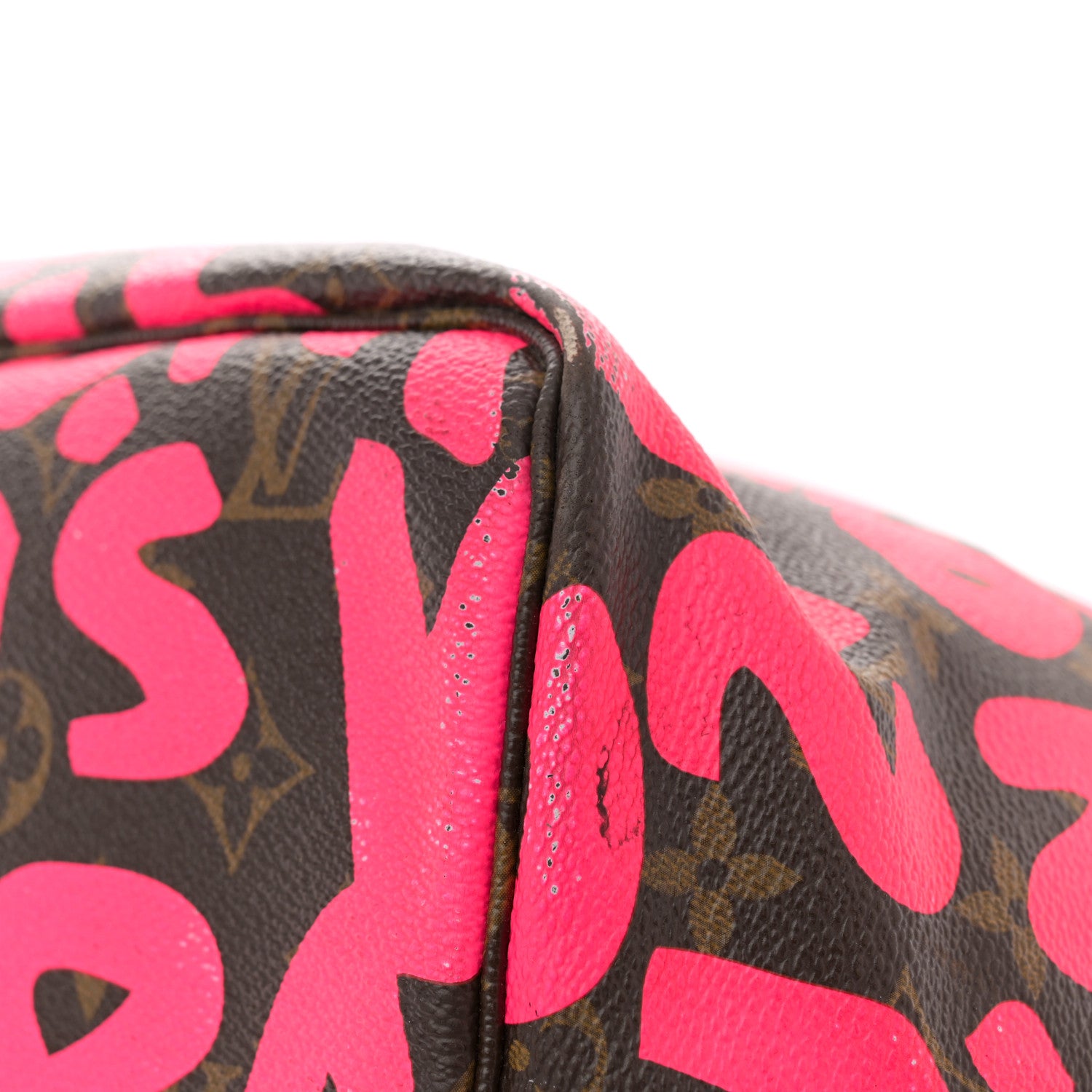 Louis Vuitton Monogram Graffiti Neverfull GM Fuchsia 15 of 17