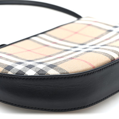 Burberry Vintage Check Calfskin Olympia Slim Pouch Archive Beige 8 of 9