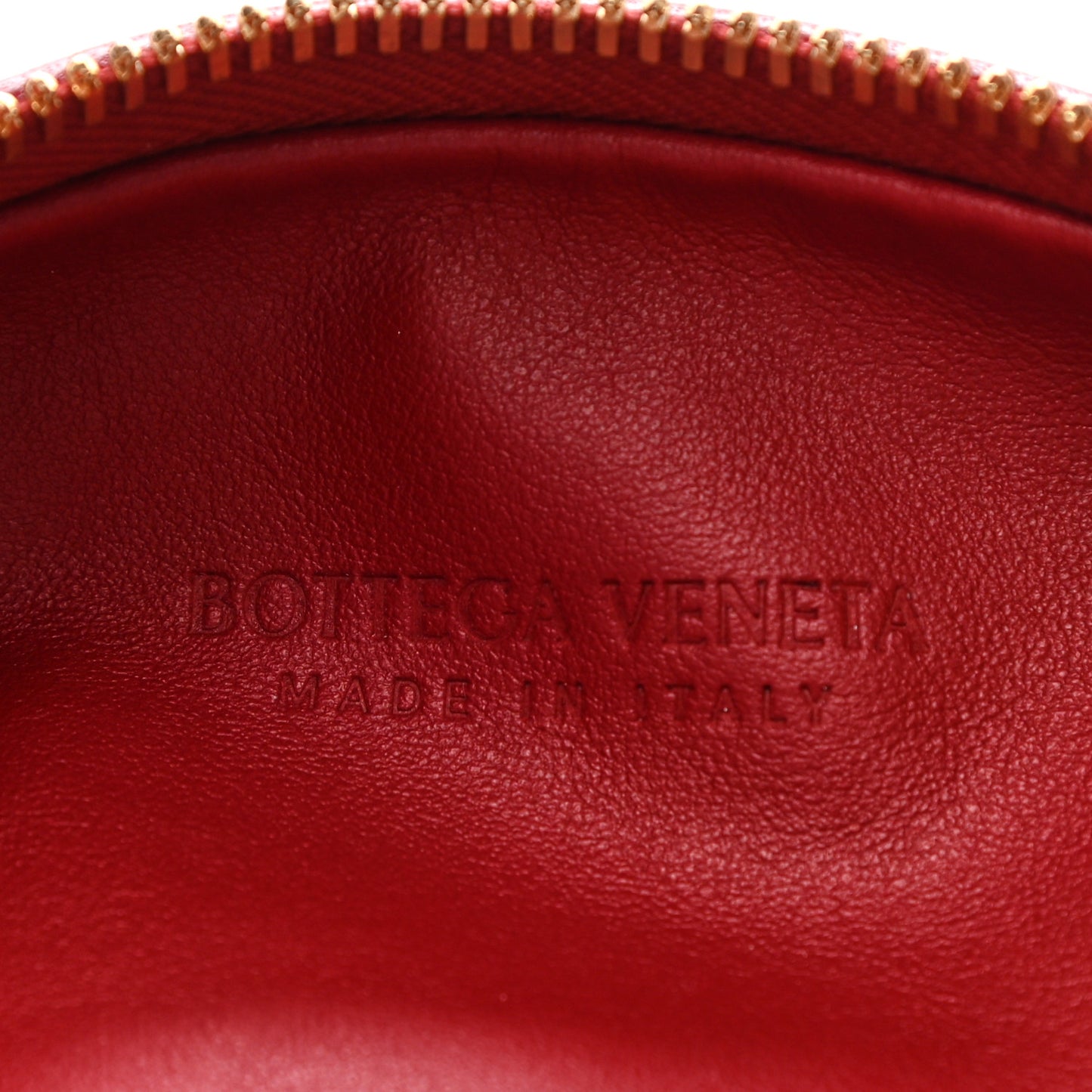 Nappa Intrecciato Mini Jodie Red