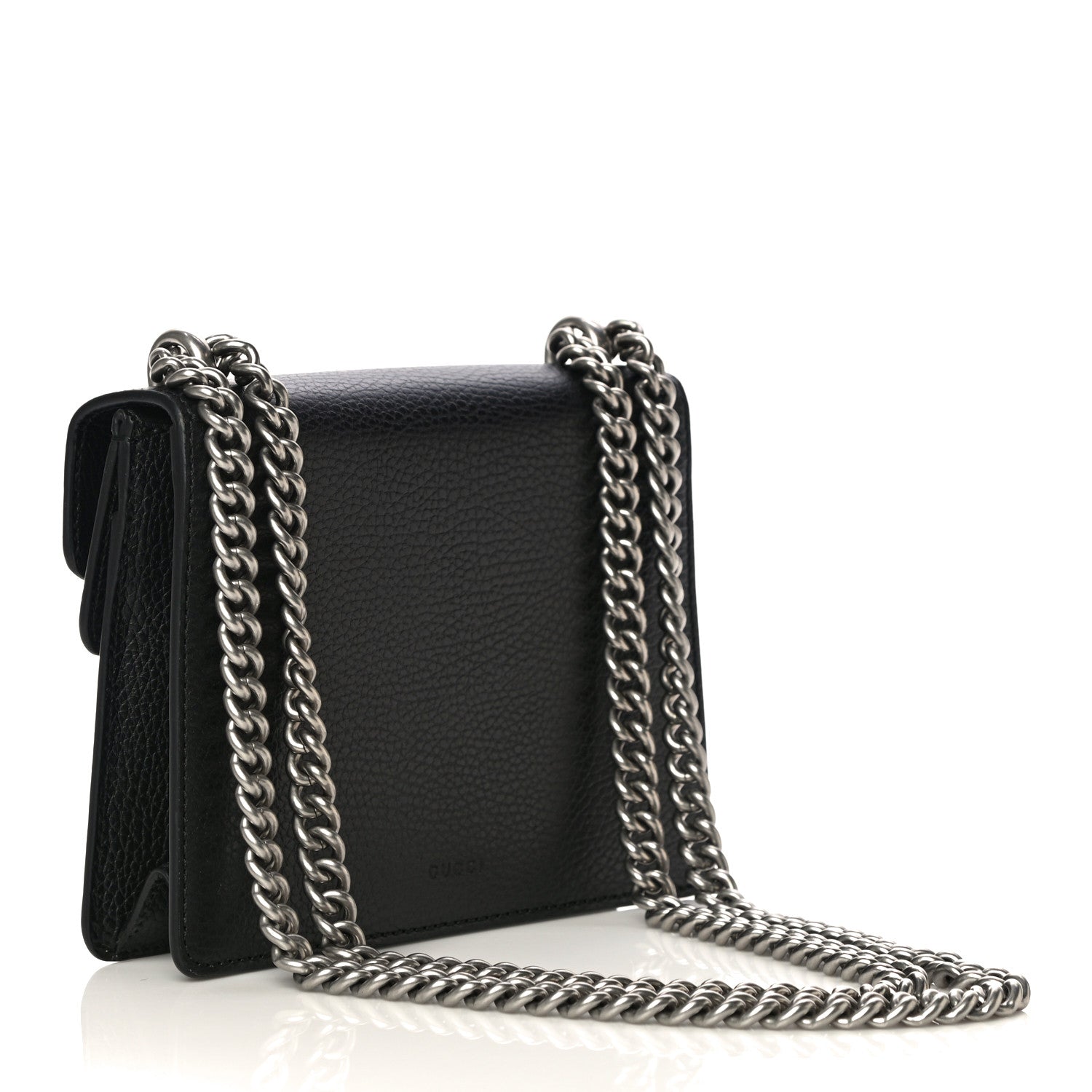 Gucci Calfskin Mini Dionysus Shoulder Bag Black 3 of 13