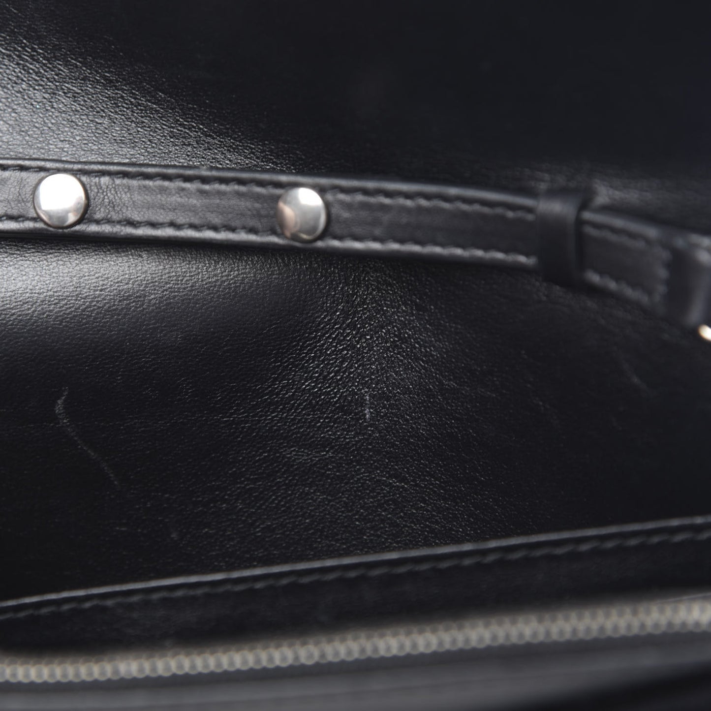 Velvet Crystal I Love Paris BB Wallet On Chain Black