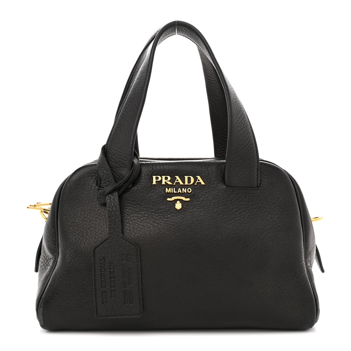Cervo Deerskin Tote Black
