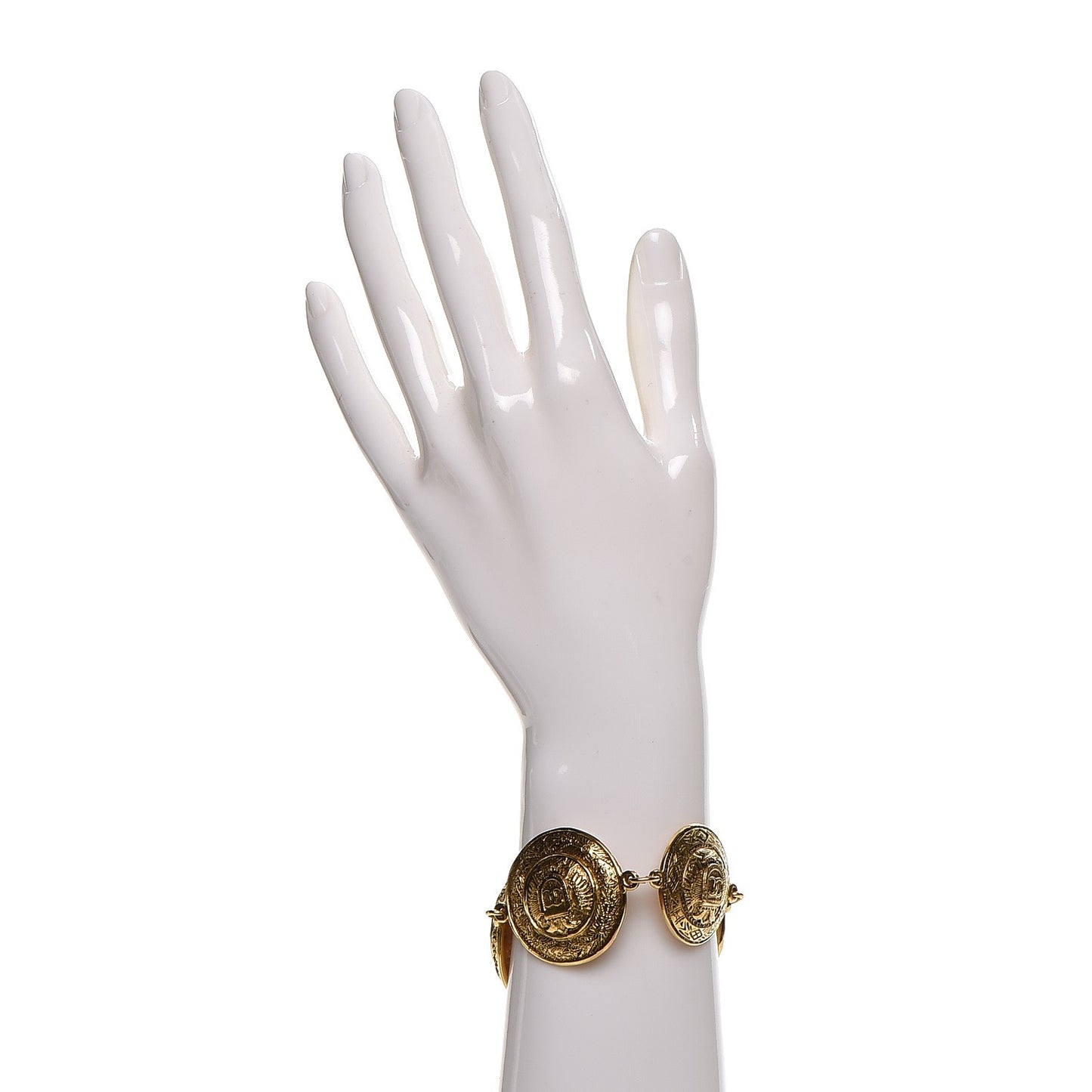 CC Medallion Bracelet Gold