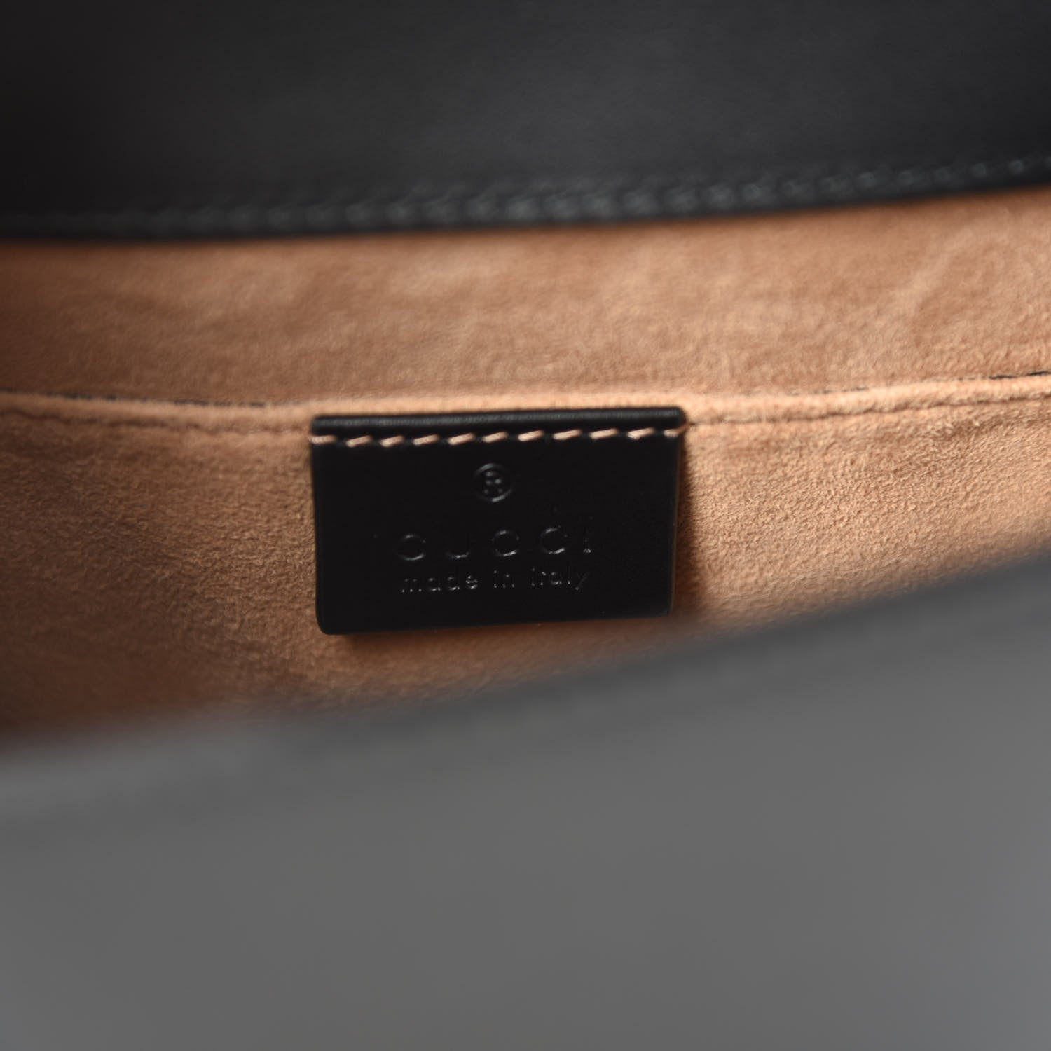 Gucci Calfskin Mini Sylvie Top Handle Bag Black 8 of 11