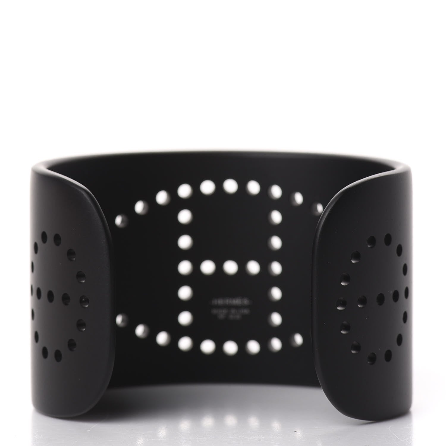 Hermes Aluminium Evelyne Sunset Cuff Bracelet T3 Black 3 of 5