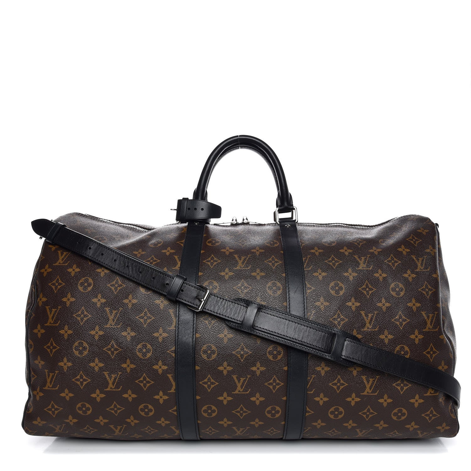 Louis Vuitton Monogram Macassar Keepall Bandouliere 55 1 of 6