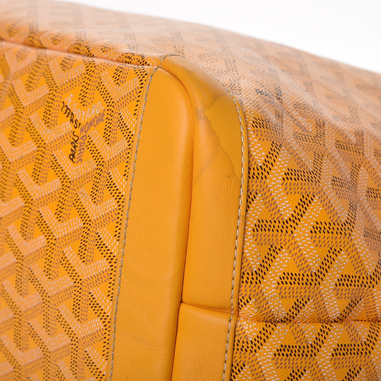 Goyard Goyardine Artois MM Yellow 12 of 14