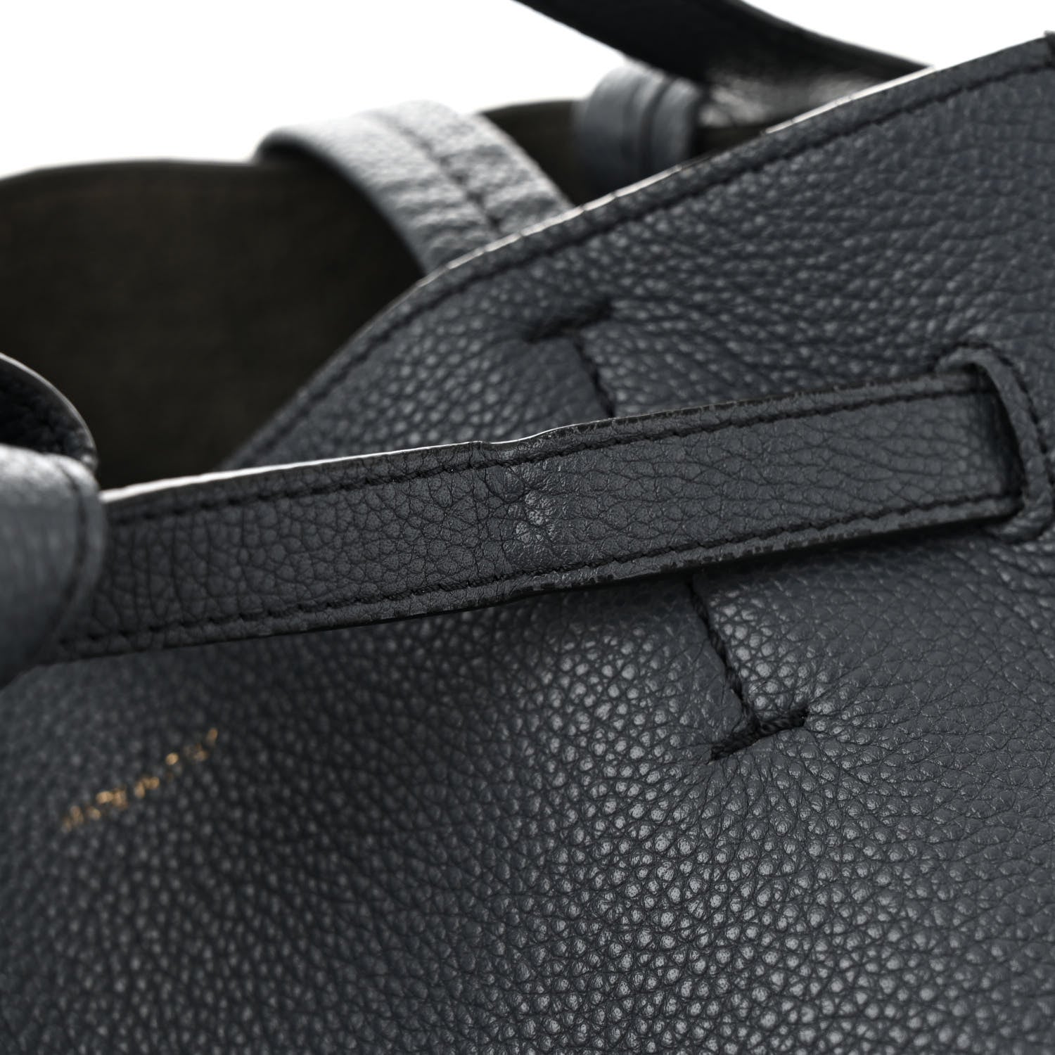 Celine Soft Grained Calfskin Small Belt Cabas Phantom Slate 11 of 13