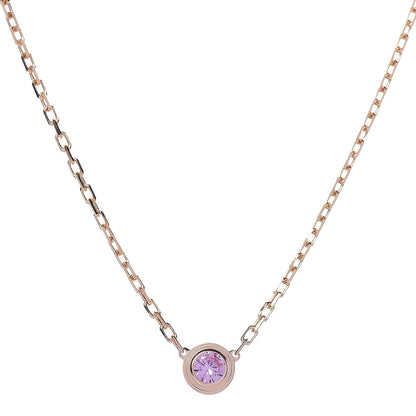 Cartier 18K Pink Gold Pink Sapphire D'Amour Pendant Necklace 4 of 6