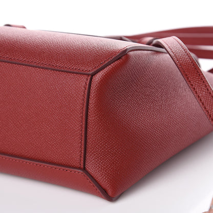 Celine Grained Calfskin Nano Belt Bag Ruby 8 of 8