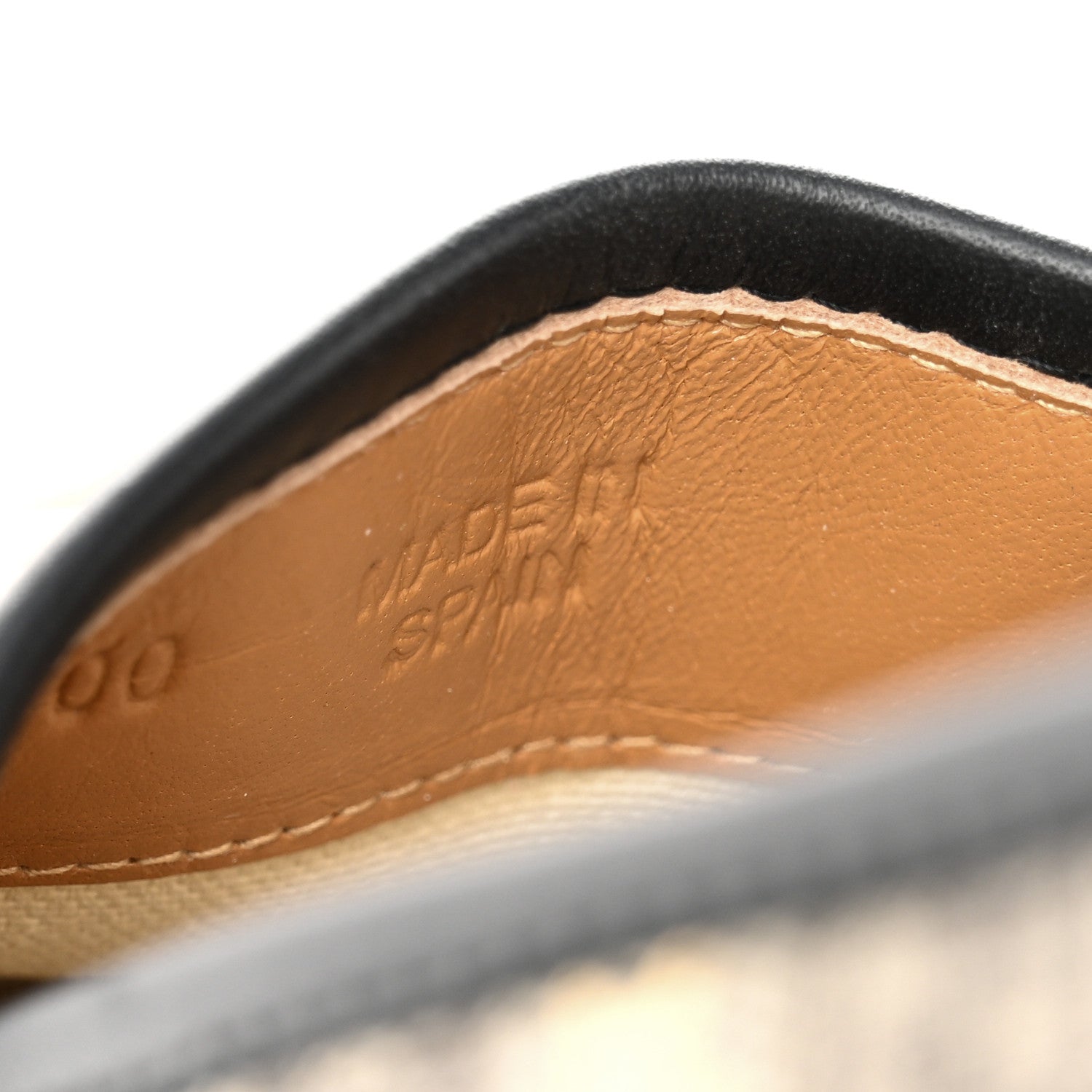 Gucci GG Supreme Monogram Bees Espadrille Flats 38 Beige Ebony Oro Black 9 of 10