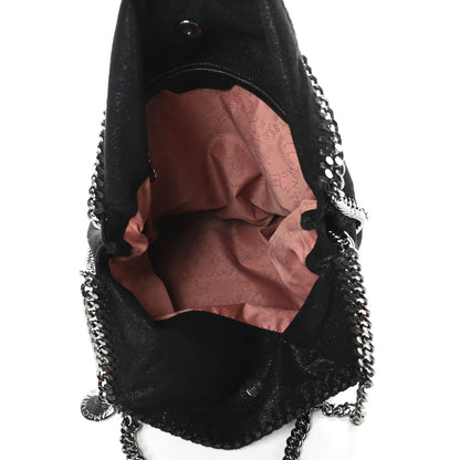 Stella McCartney Shaggy Deer Falabella Fold Over Tote Black 7 of 17