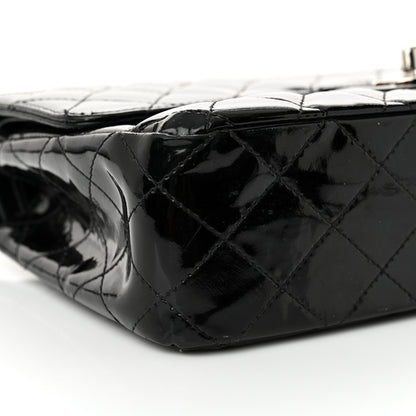 Chanel Patent Quilted Medium Double Flap Black 9 of 14