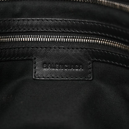 Balenciaga Agneau Arena Silver Hardware Medium Le City Black 6 of 12