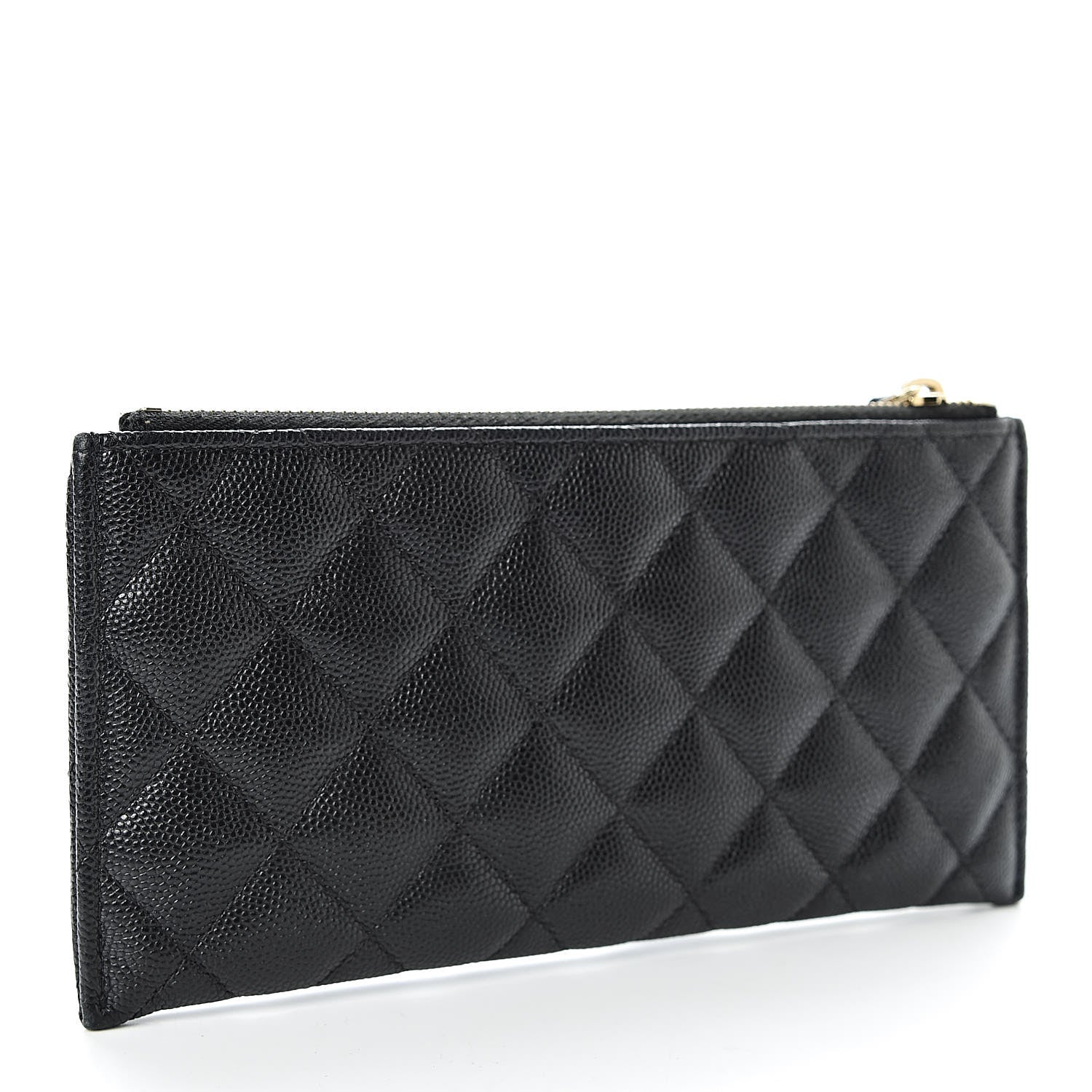 Chanel Caviar Quilted Classic Zip Pouch Black 3 of 12