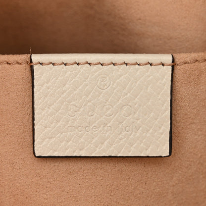 Gucci GG Supreme Monogram Textured Dollar Calfskin Web Small Ophidia Dome Shoulder Bag Beige Ebony Mystic White 6 of 12