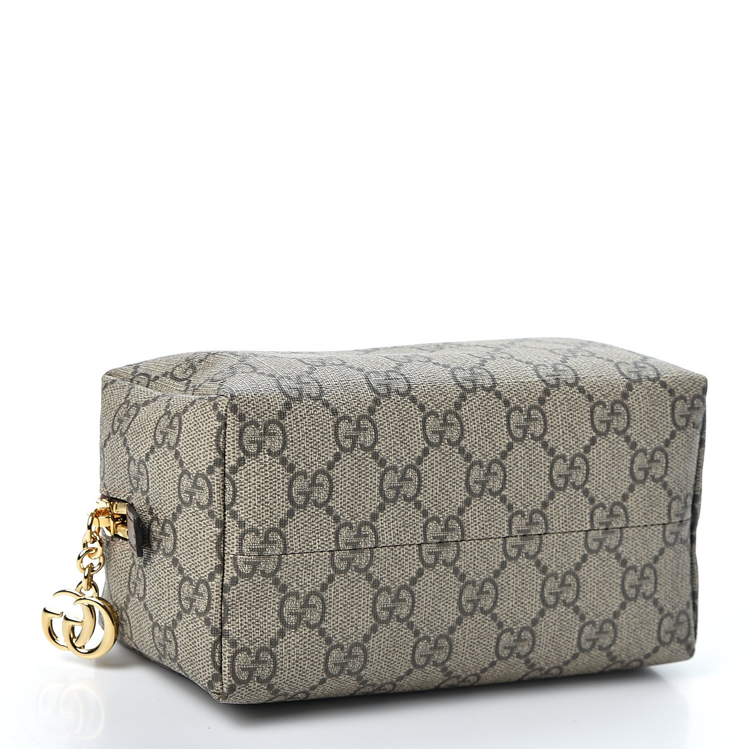 Gucci Soft GG Supreme Monogram Calfskin Medium Ophidia Cosmetic Case Beige Ebony New Acero 3 of 8