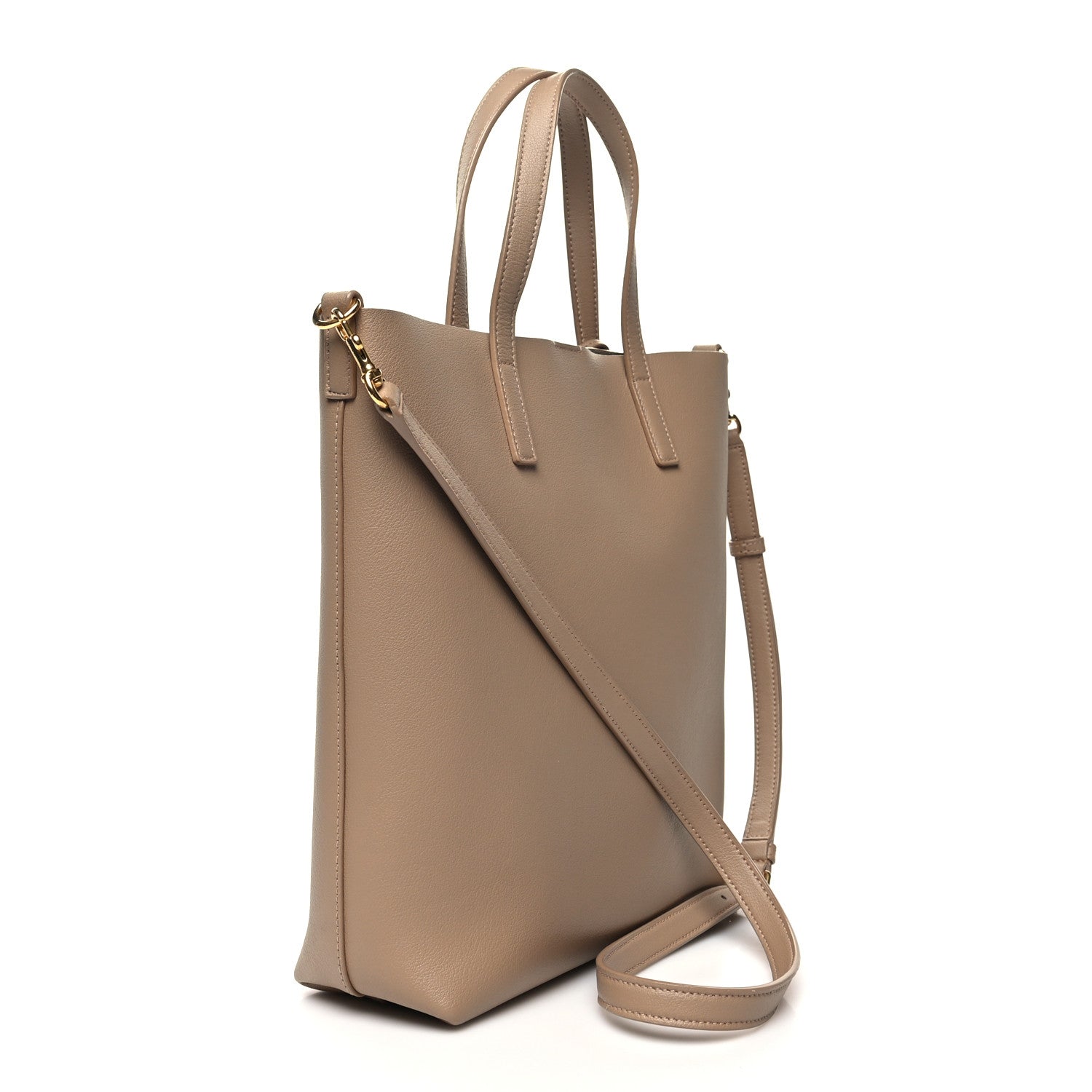 Saint Laurent Calfskin Toy Shopping Tote Nude Powder 3 of 10