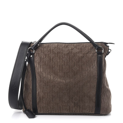 Louis Vuitton Monogram Suede Antheia IXIA PM BBrown 1 of 10
