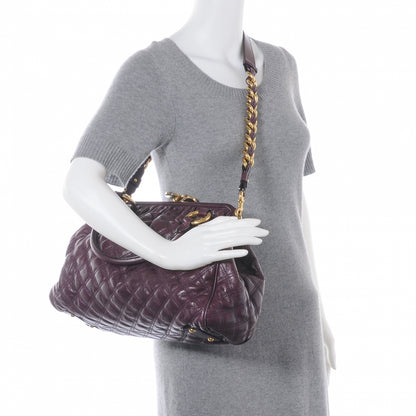 Marc Jacobs Quilted Leather Stam Purple 2 of 6
