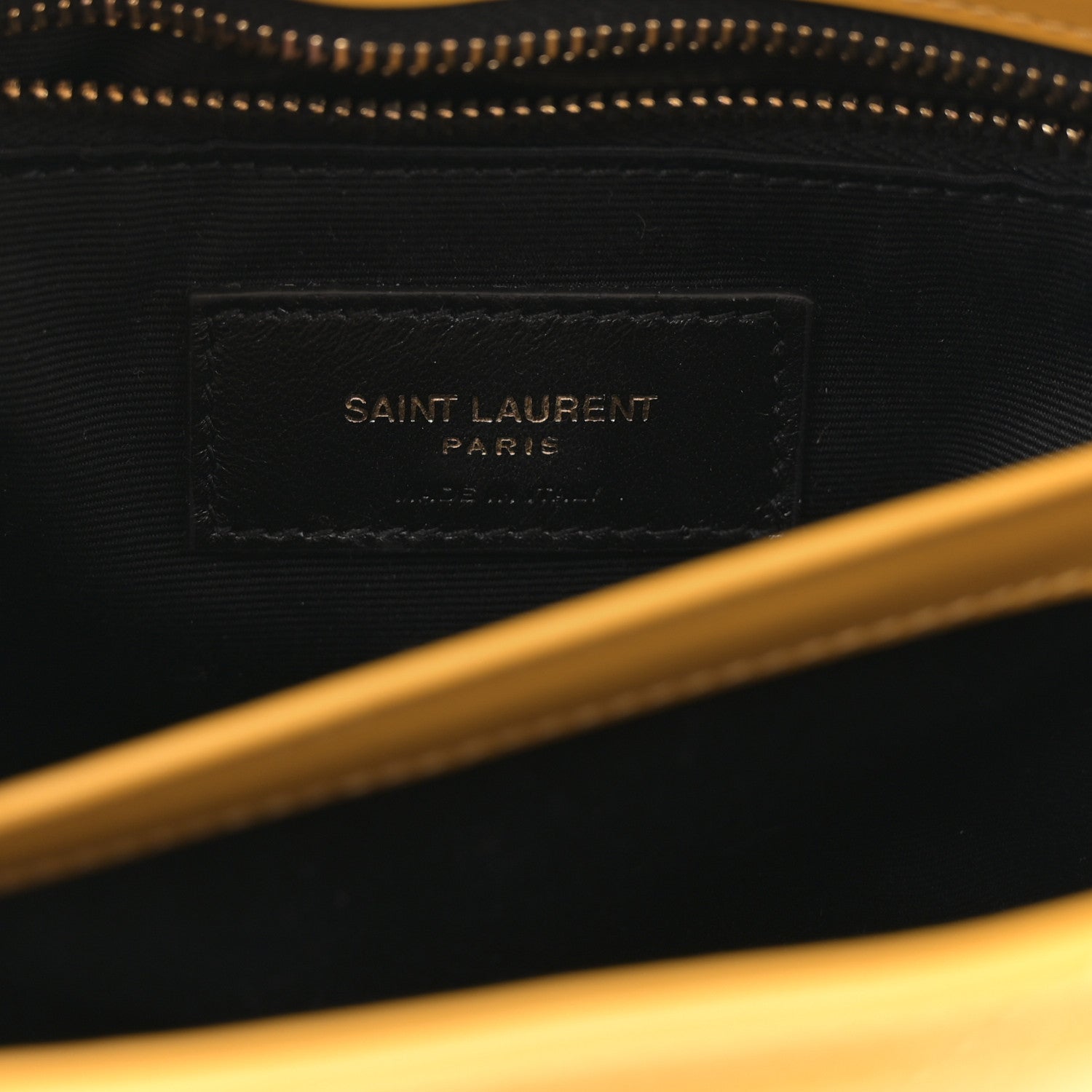 Saint Laurent Calfskin Y Quilted Monogram Toy Loulou Crossbody Bag Saffran 6 of 11