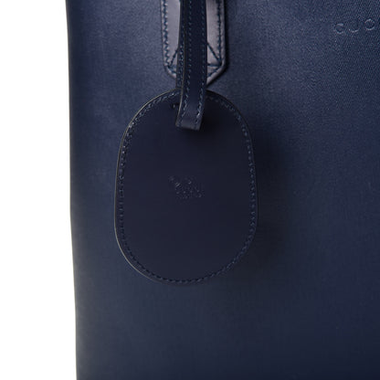 Gucci GG Supreme Monogram Blooms Medium Reversible Tote Beige Blue Navy 17 of 17