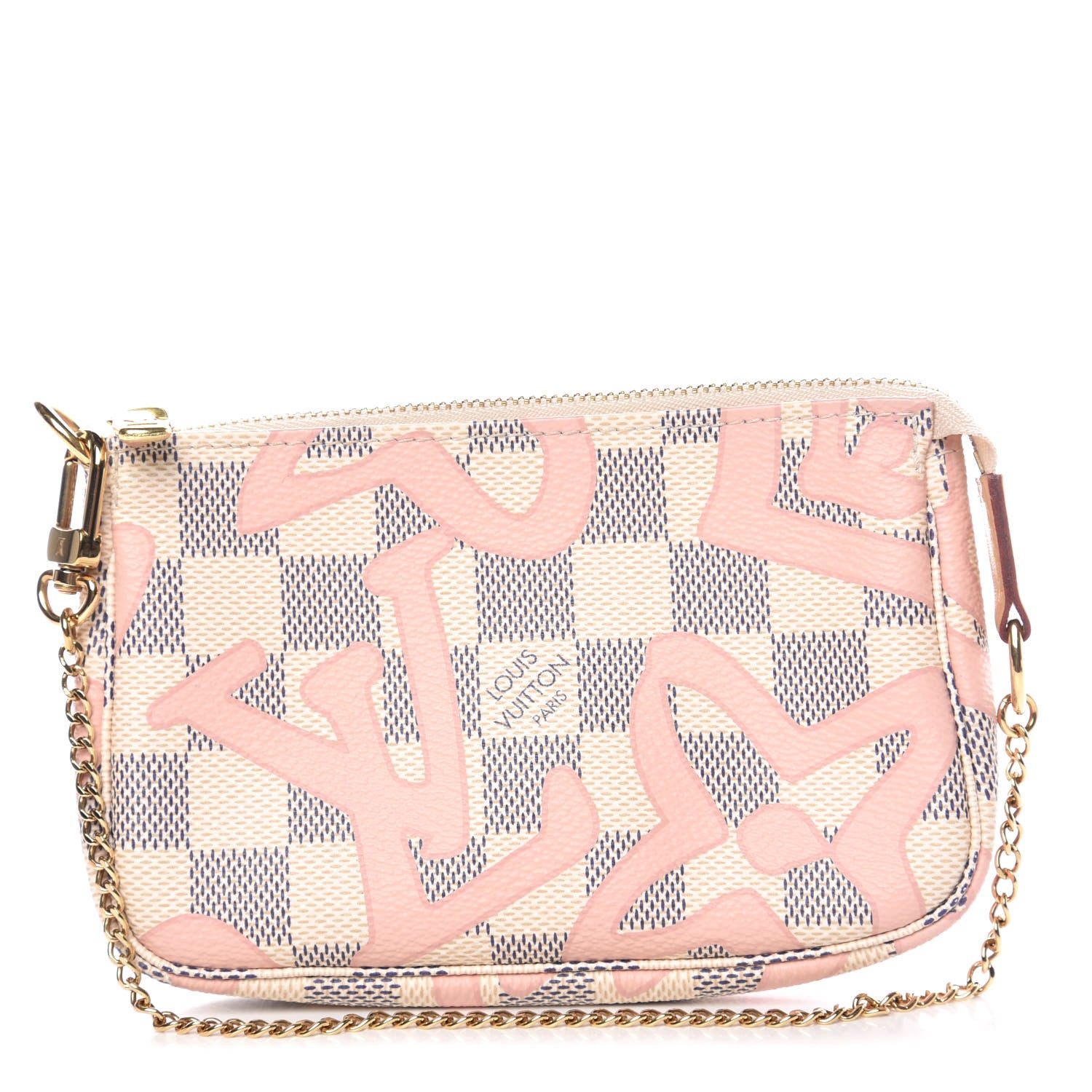 Louis Vuitton Damier Azur Tahitienne Mini Pochette Accessories 1 of 8