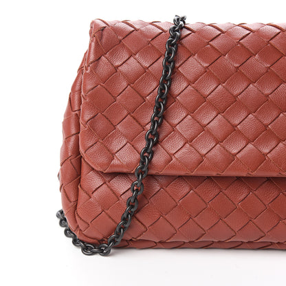 Bottega Veneta Nappa Intrecciato Mini Chain Messenger Brique 9 of 9