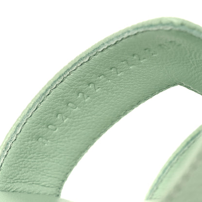 Hermes Epsom Oran Sandals 36 Vert Jade 10 of 12