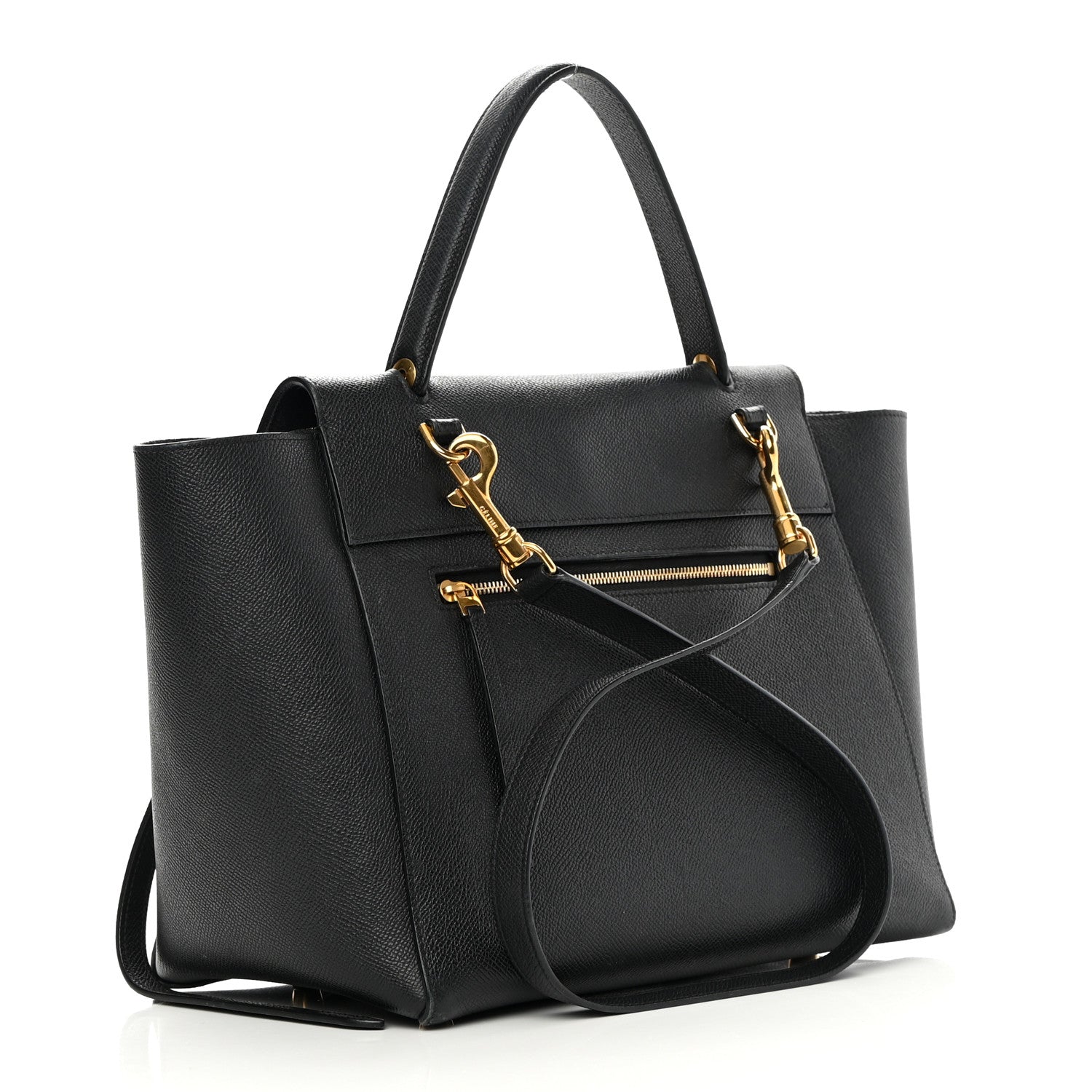 Celine Grained Calfskin Mini Belt Bag Black 1 of 23