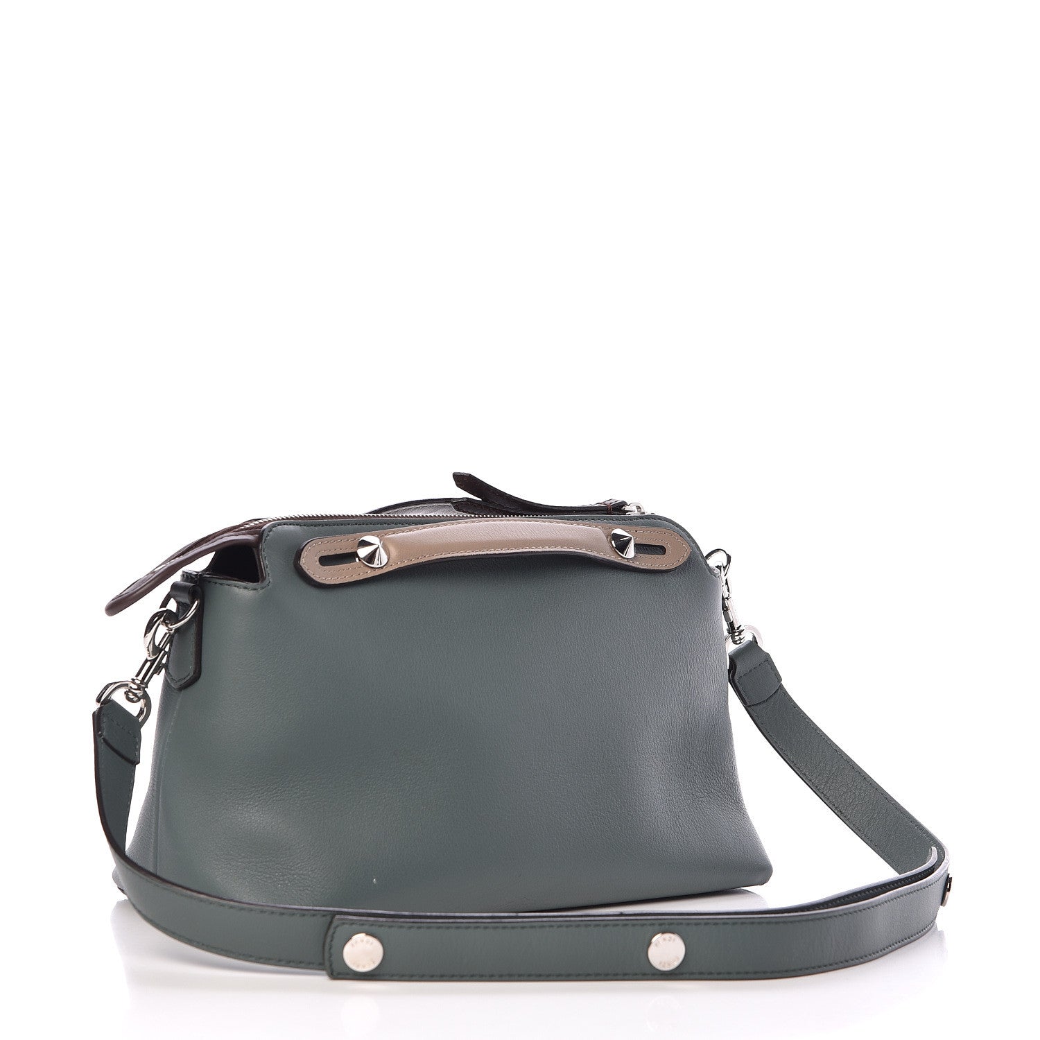 Fendi Vitello Dolce 4 Color Medium By The Way Multicolor Boston Bag Multicolor 3 of 12