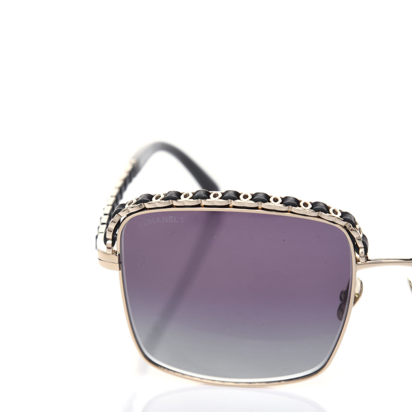 Metal Square Chain Sunglasses 71369 Grey