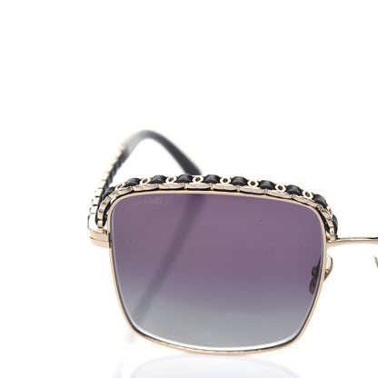 Chanel Metal Square Chain Sunglasses 71369 Grey 7 of 8