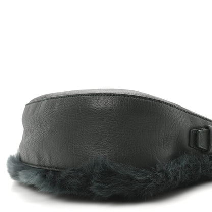 Burberry Shearling Small Knight Crossbody Bag Vine 9 of 9