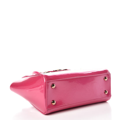 Versace Patent Calfskin Small Day Bag Pink 4 of 15