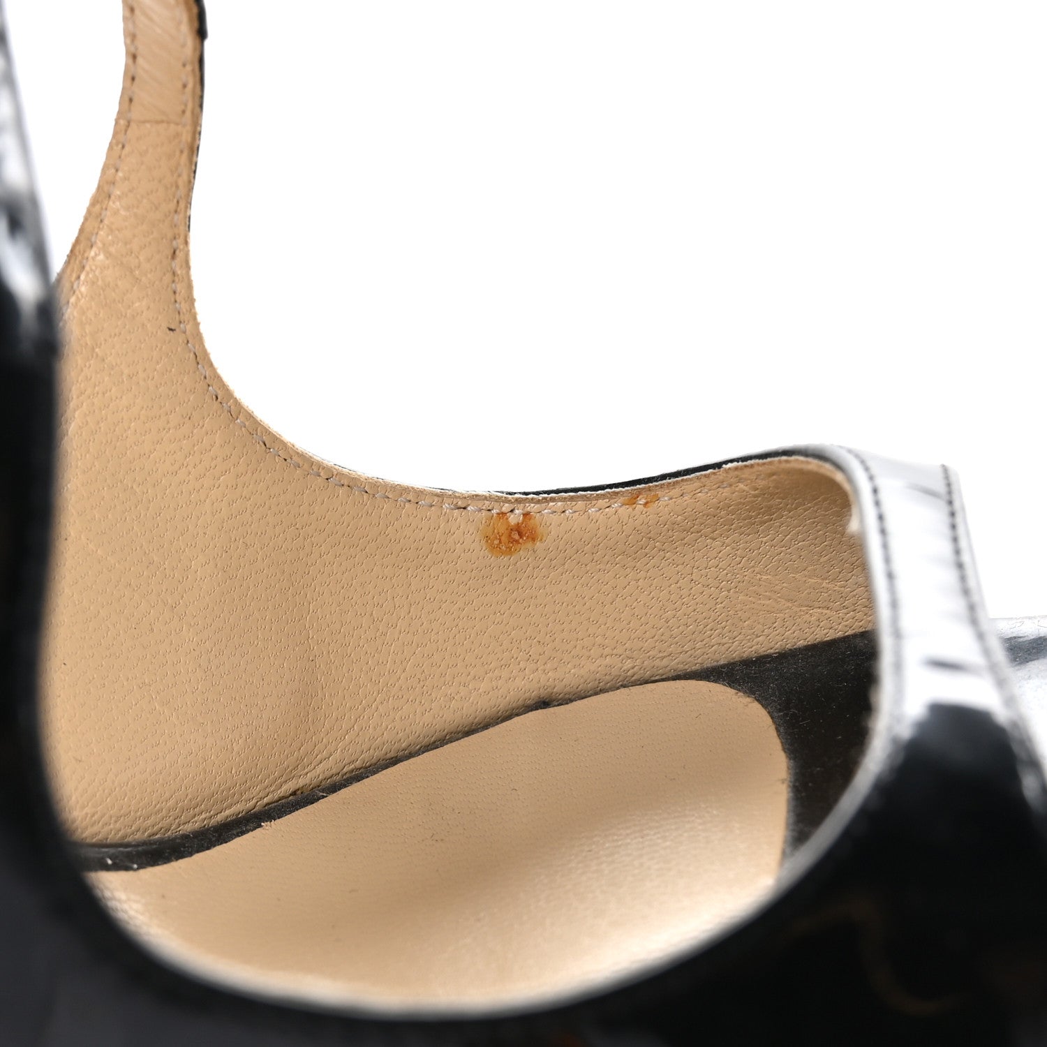 Jimmy Choo Patent Ivette 90 Sandals 38.5 Black 11 of 11