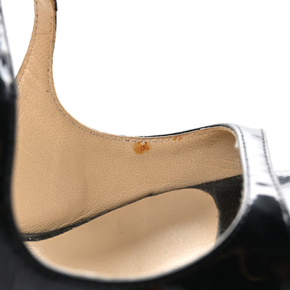 Jimmy Choo Patent Ivette 90 Sandals 38.5 Black 11 of 11