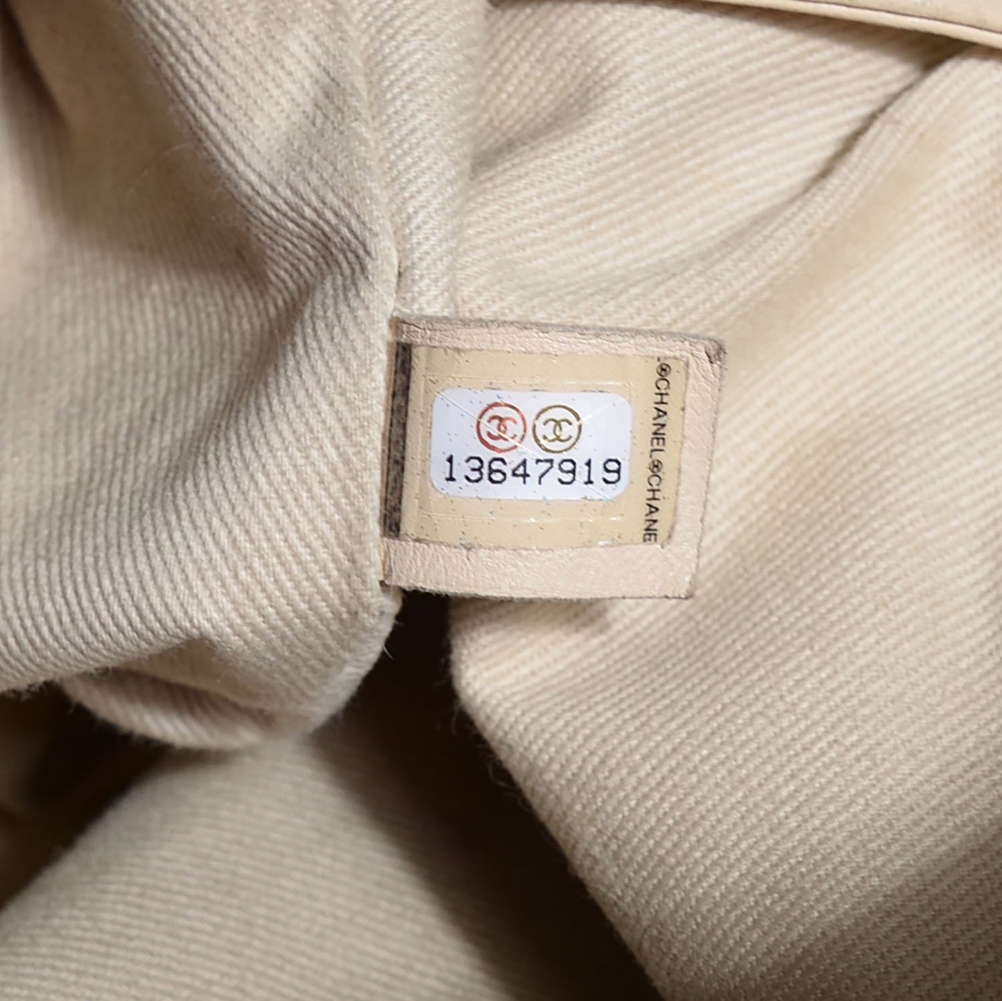 Glazed Goatskin Double Stitch Maxi Flap Light Grey