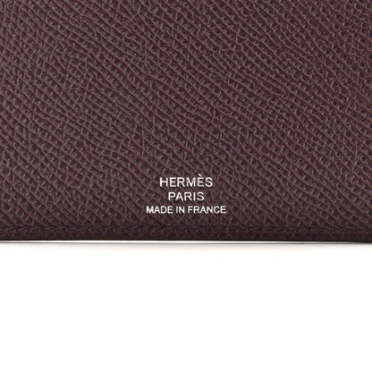 Hermes Epsom Chevre Mysore Les Petits Chevaux Card Holder Rouge Sellier Caramel Pink Rose Sakura 3 of 6