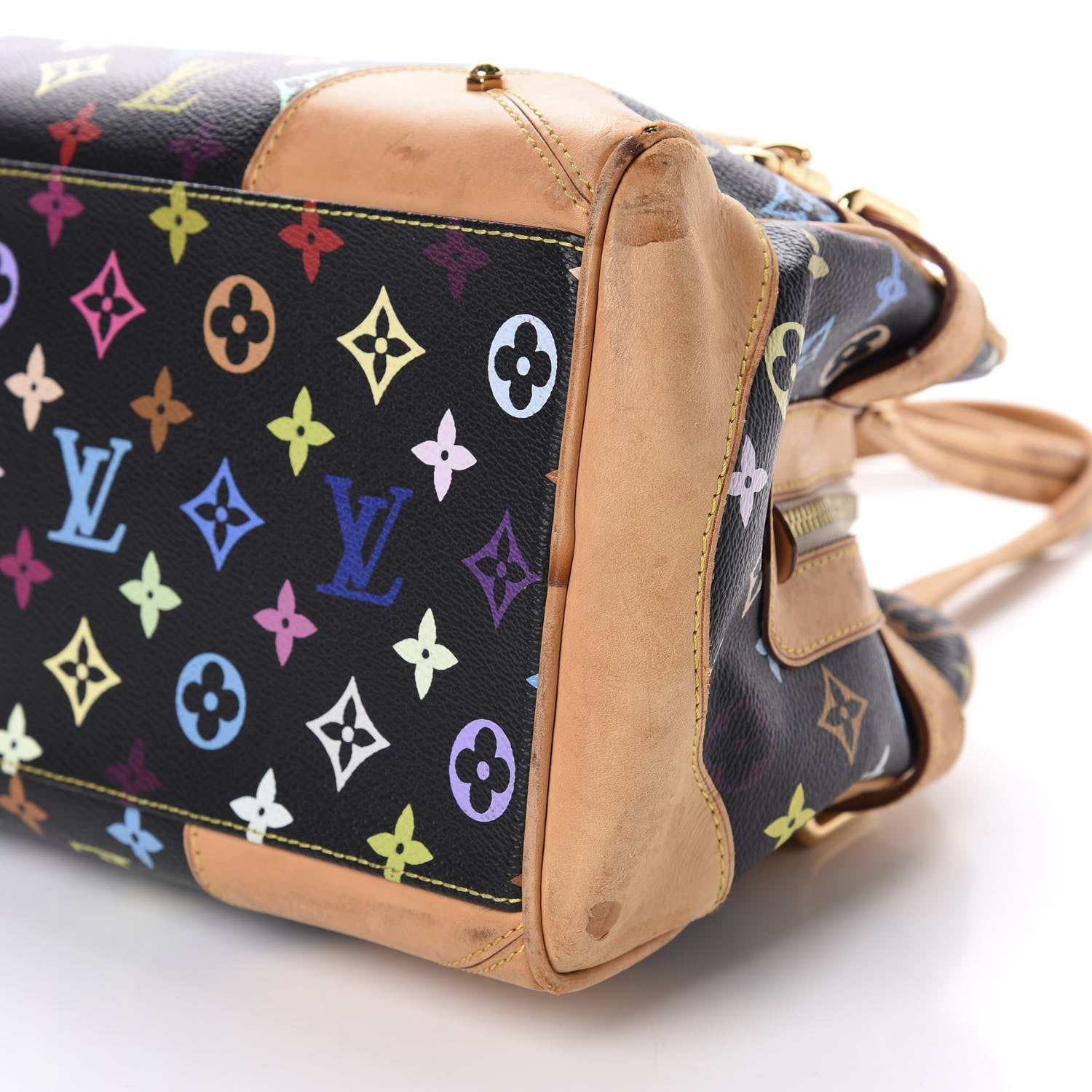 Louis Vuitton Monogram Multicolor Claudia Black 7 of 15