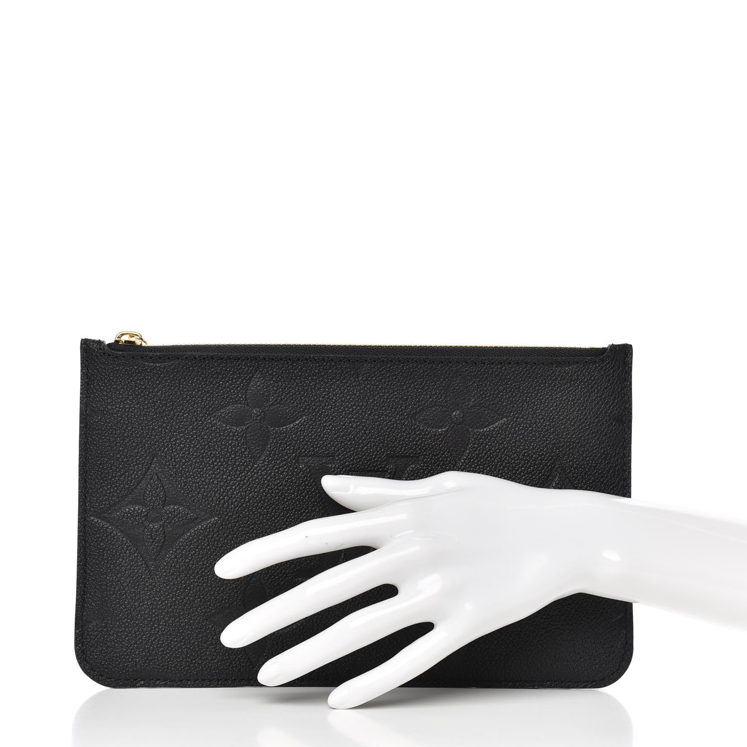 Louis Vuitton Empreinte Monogram Giant Neverfull MM Pochette Black 2 of 5