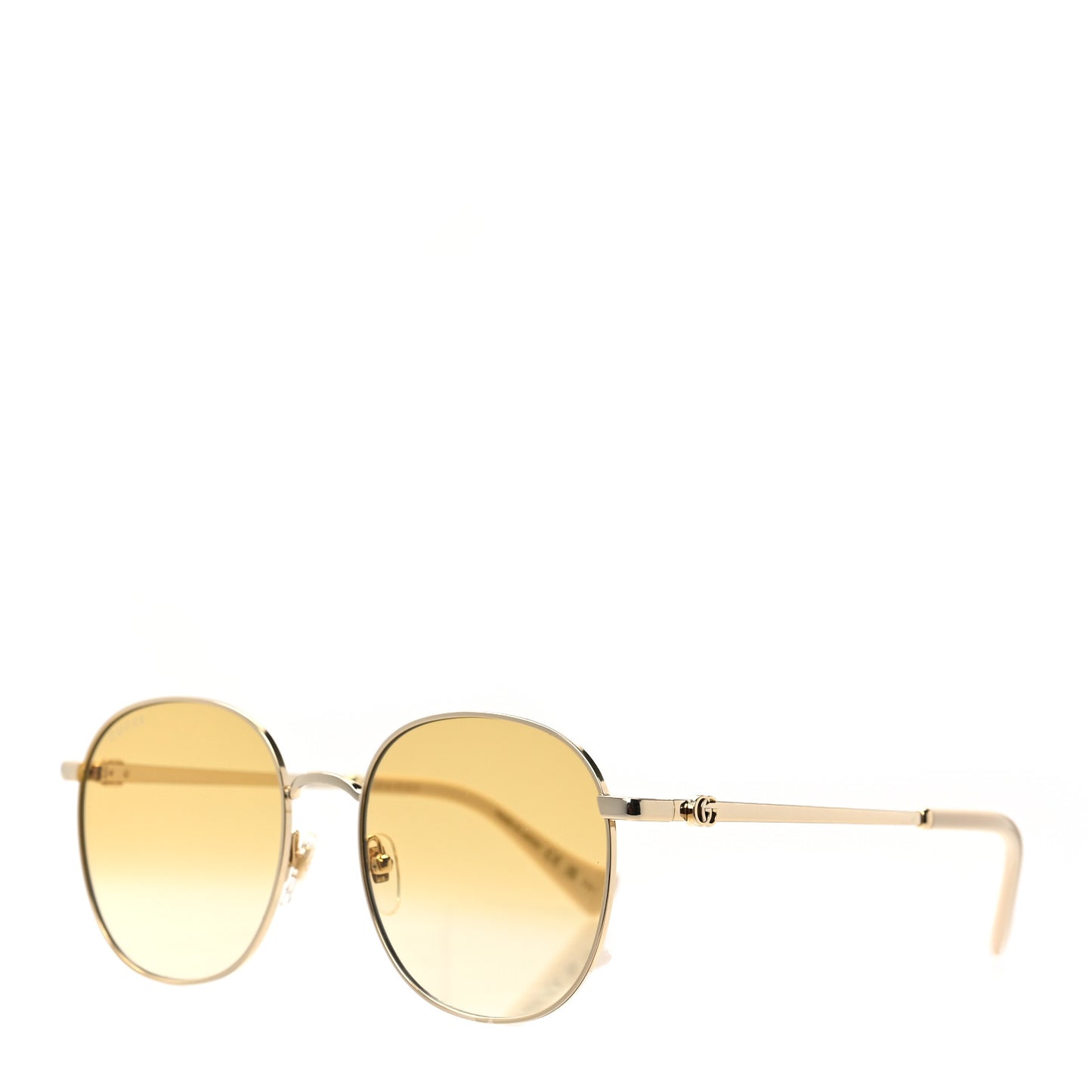 Metal Round Frame Sunglasses GG01142S Gold