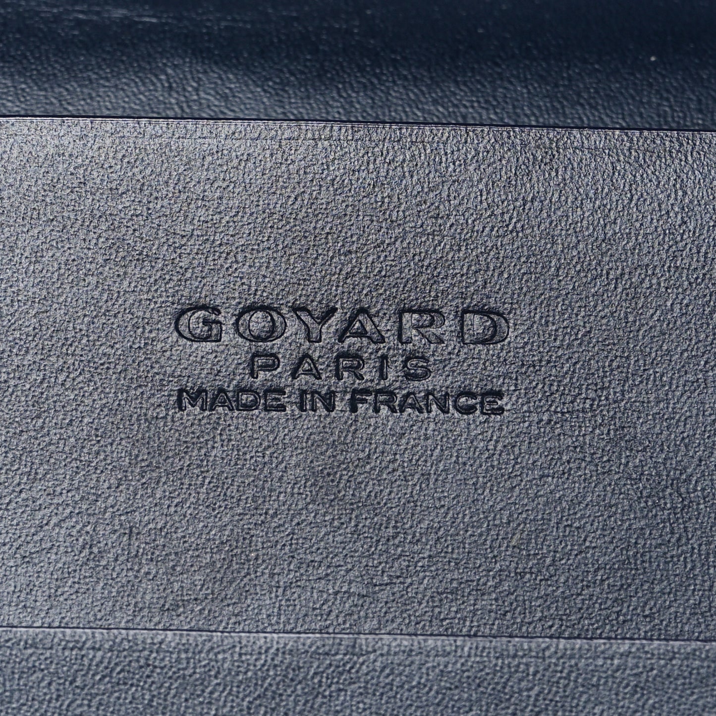Goyardine Richelieu Wallet Navy