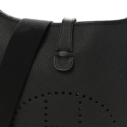 Hermes Taurillon Clemence Evelyne III GM Black 8 of 11