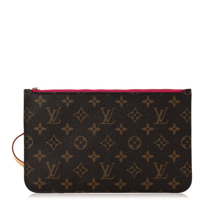 Louis Vuitton Monogram Neverfull MM GM Pochette Pivoine 1 of 12