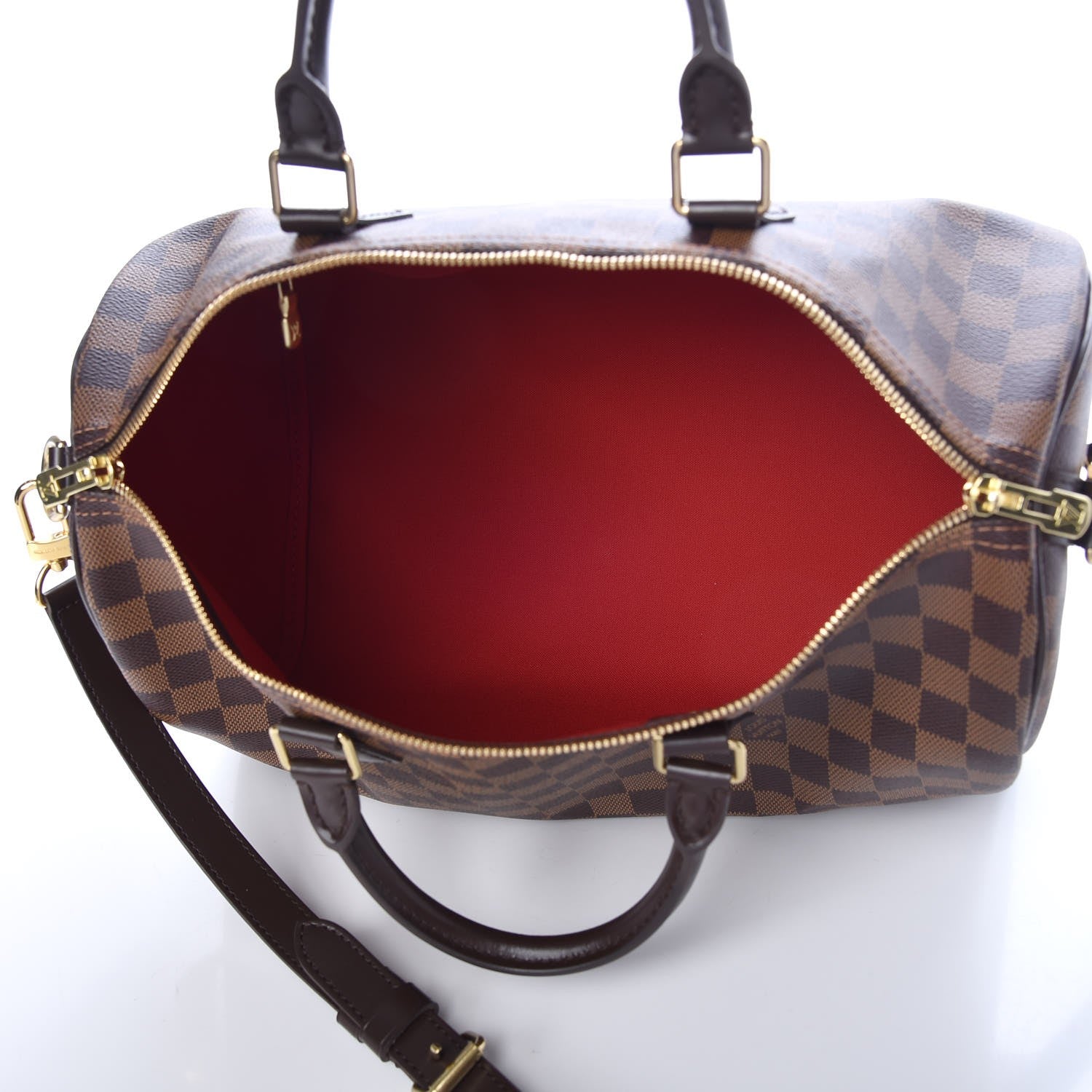 Louis Vuitton Damier Ebene Speedy Bandouliere 35 5 of 7