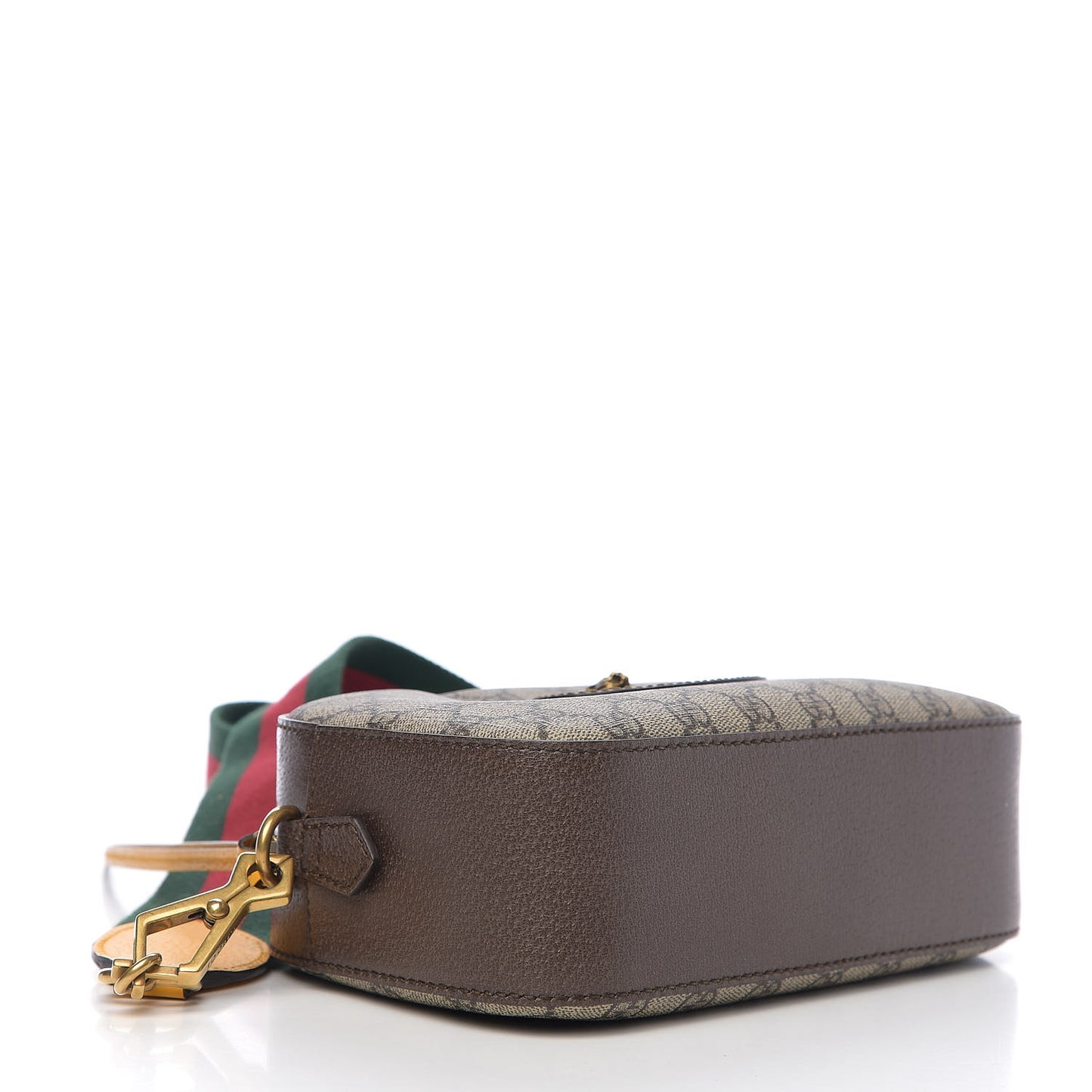 GG Supreme Monogram Web Neo Vintage Shoulder Bag Beige New Acero Crop